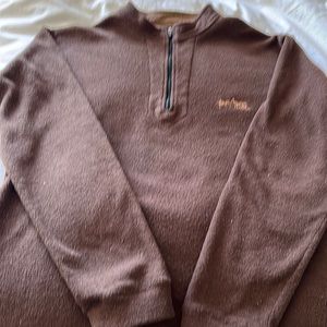 Prada zip front cozy sweatshirt